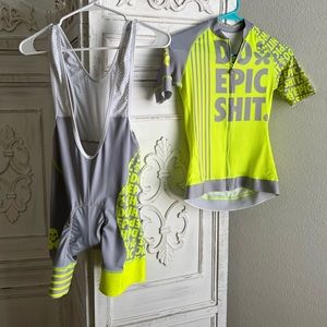 Betty Designs Neon DES Cycling Kit